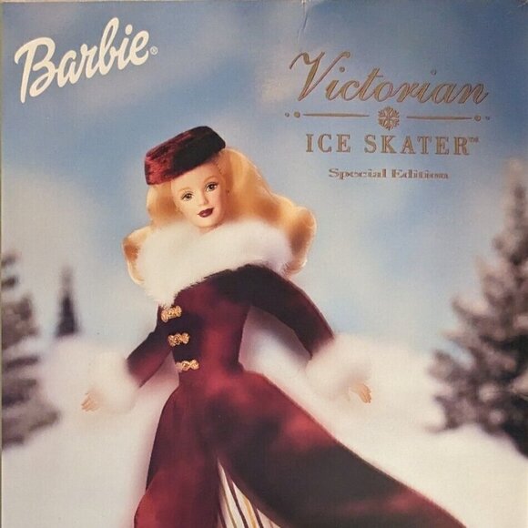 2000 Special Edition VICTORIAN ICE SKATER BARBIE Doll #27431 new in box - Picture 5 of 10